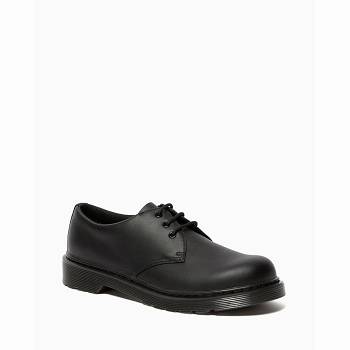 Dr Martens Gyerek 1461 Mono Softy T Bőr Cipő Fekete